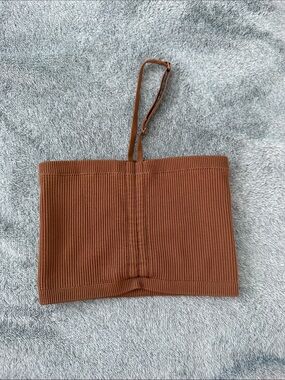 aerie Ribbed adjustable halter/tub top
